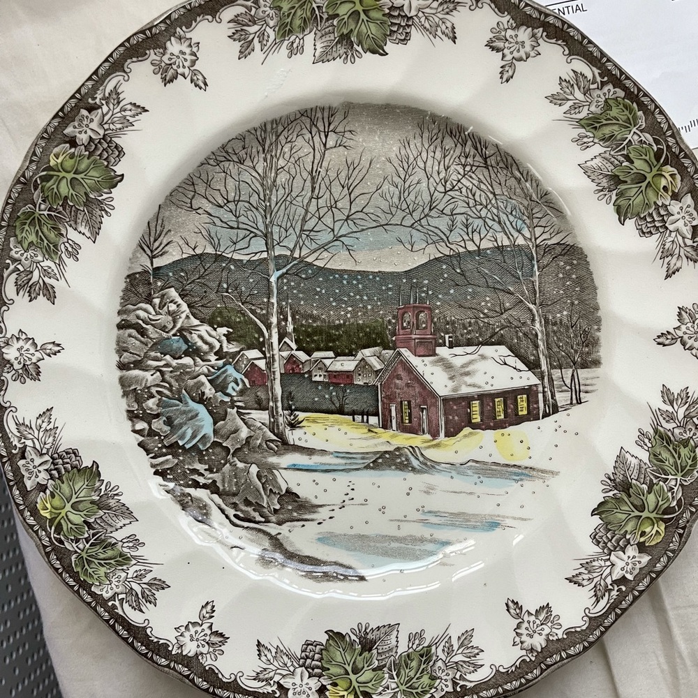 Johnson Brother Friendly Village ironstone dishes